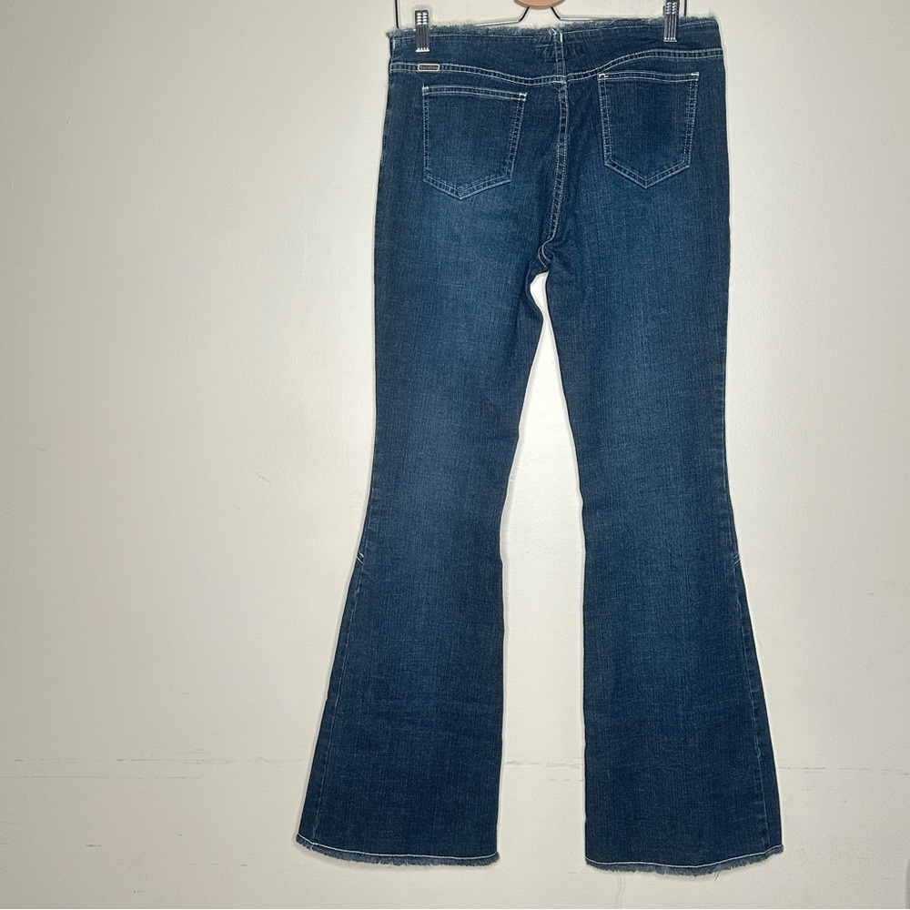 Vintage Y2K Gasoline Flare Jeans Dark Wash Size 13 - Picture 2 of 13